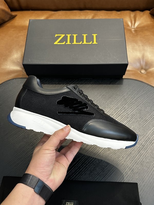 Zilli 이탈리아 남성 수제 송아지 가죽 구두 001-218738