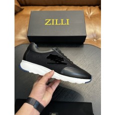 Zilli 이탈리아 남성 수제 송아지 가죽 구두 001-218738