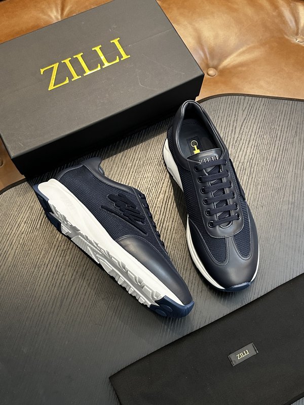 Zilli 이탈리아 남성 수제 송아지 가죽 구두 001-218739