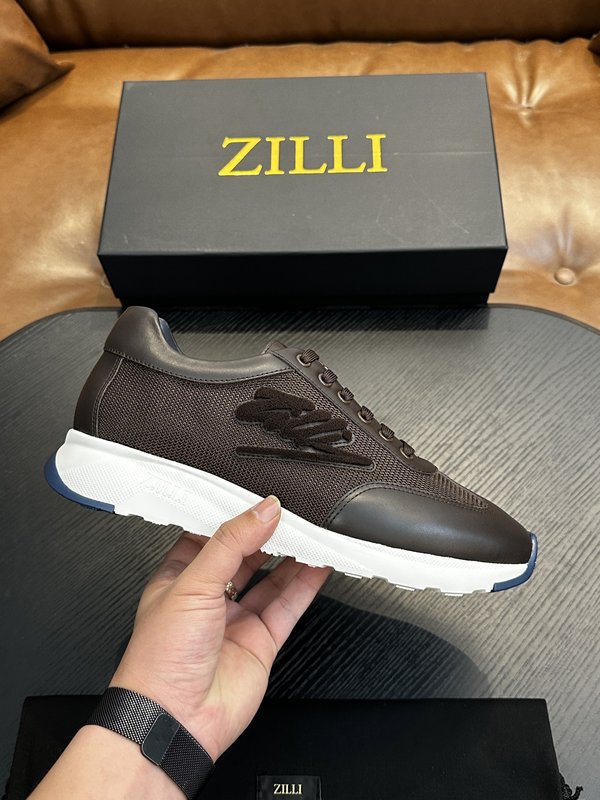 Zilli 이탈리아 남성 수제 송아지 가죽 구두 001-218742