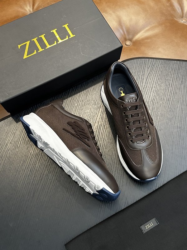 Zilli 이탈리아 남성 수제 송아지 가죽 구두 001-218742
