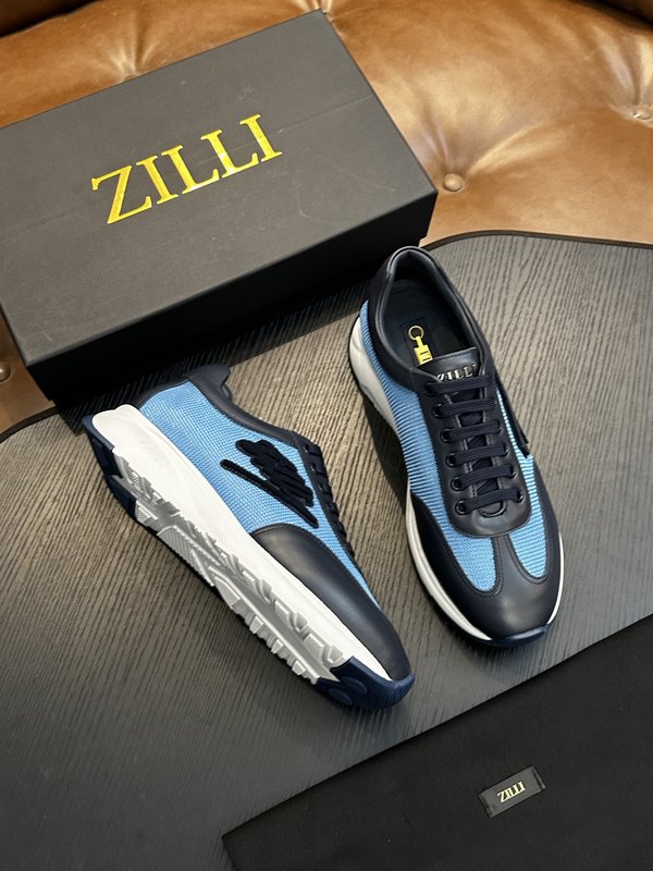 Zilli 이탈리아 남성 수제 송아지 가죽 구두 001-218743
