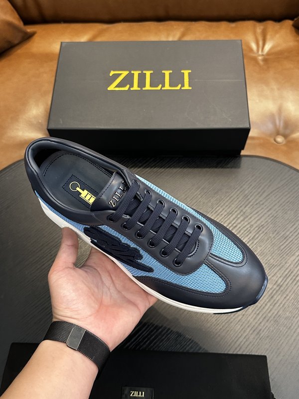 Zilli 이탈리아 남성 수제 송아지 가죽 구두 001-218743