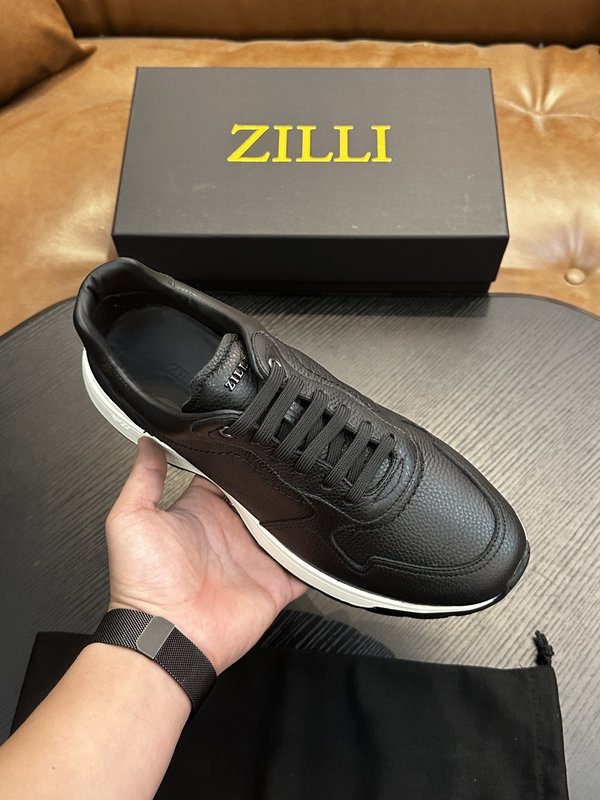 Zilli 이탈리아 남성 수제 송아지 가죽 구두 001-218744