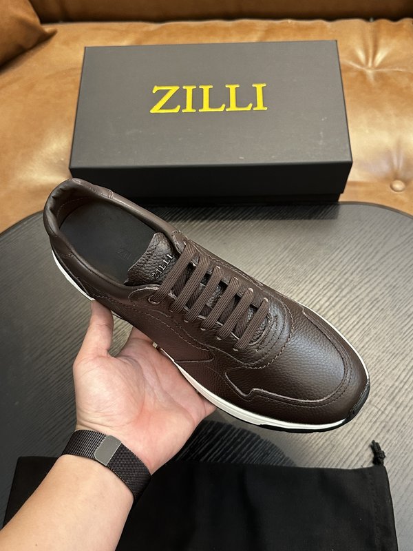 Zilli 이탈리아 남성 수제 송아지 가죽 구두 001-218745