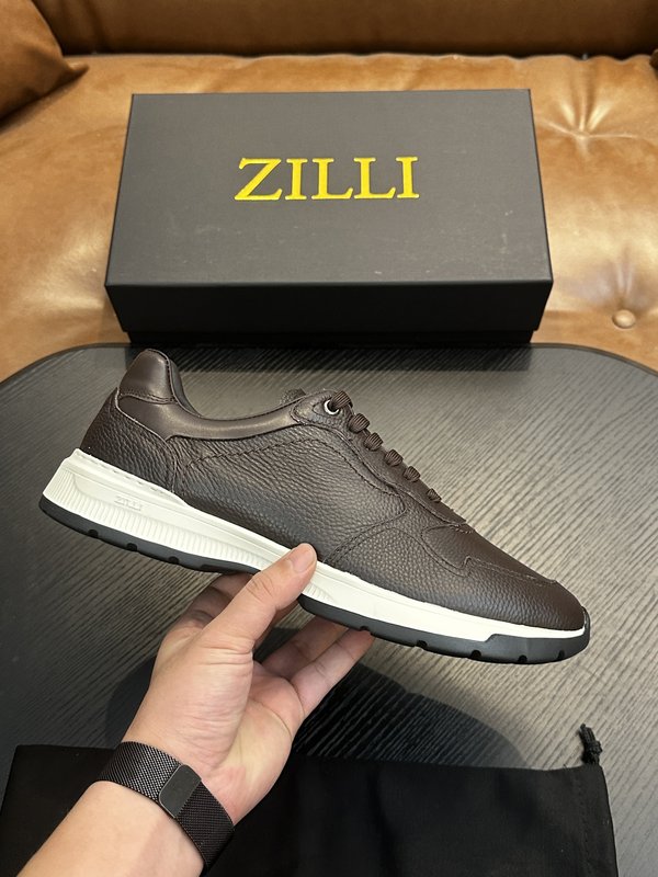 Zilli 이탈리아 남성 수제 송아지 가죽 구두 001-218745