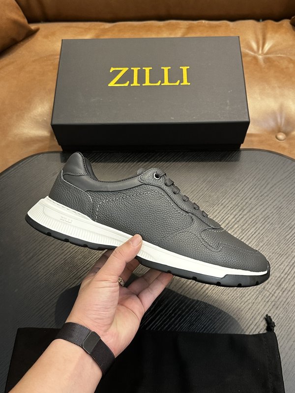 Zilli 이탈리아 남성 수제 송아지 가죽 구두 001-218746