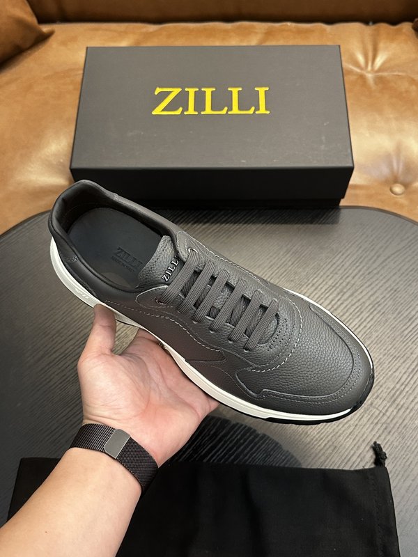 Zilli 이탈리아 남성 수제 송아지 가죽 구두 001-218746