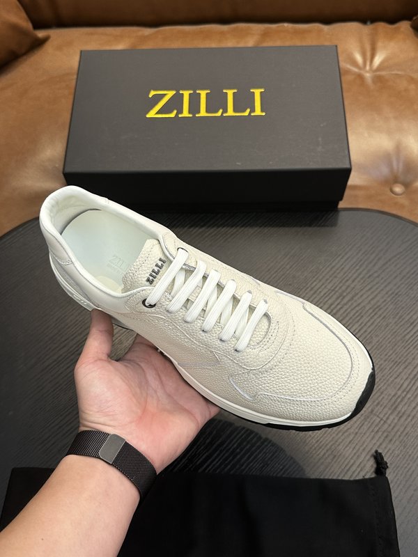 Zilli 이탈리아 남성 수제 송아지 가죽 신발 001-218747