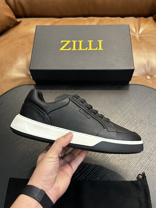 Zilli 이탈리아 남성 수제 송아지 가죽 구두 001-218748