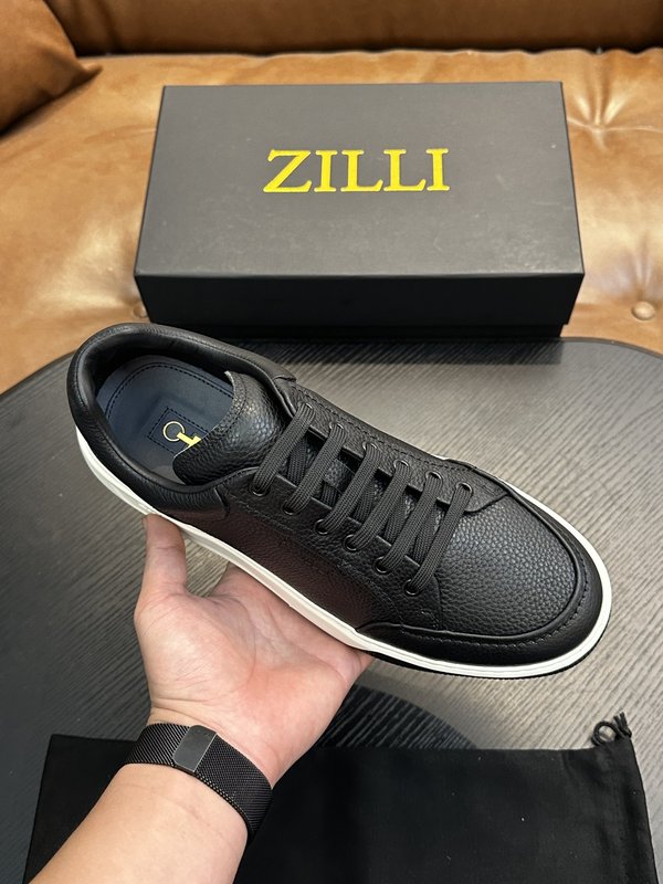 Zilli 이탈리아 남성 수제 송아지 가죽 구두 001-218748