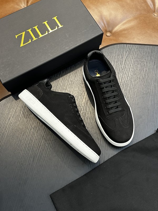 Zilli 이탈리아 남성 수제 송아지 가죽 신발 001-218751