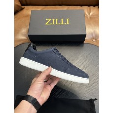 Zilli 이탈리아 남성 수제 가죽 캐주얼 슈즈 001-218752
