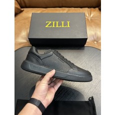 Zilli 이탈리아 남성 수제 송아지 가죽 구두 001-218756