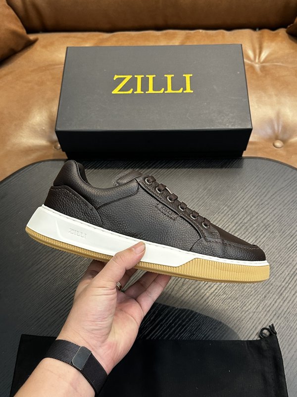 Zilli 이탈리아 남성 수제 송아지 가죽 슈즈 001-218757
