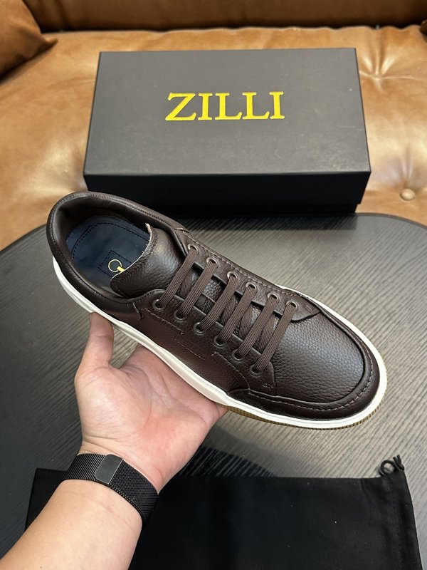 Zilli 이탈리아 남성 수제 송아지 가죽 슈즈 001-218757