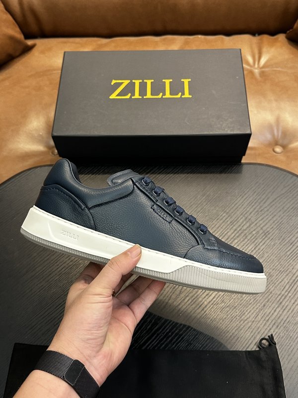 Zilli 이탈리아 남성 수제 송아지 가죽 구두 001-218758