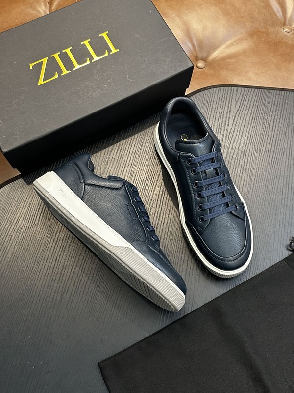Zilli 이탈리아 남성 수제 송아지 가죽 구두 001-218758
