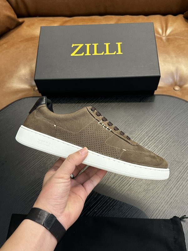Zilli 이탈리아 남성 수제 송아지 가죽 신발 001-218759