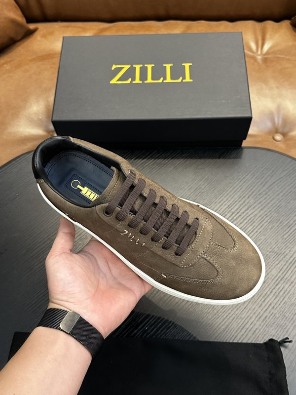 Zilli 이탈리아 남성 수제 송아지 가죽 신발 001-218759