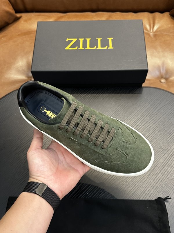 Zilli 이탈리아 남성 수제 송아지 가죽 신발 001-218760