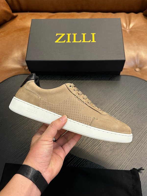 Zilli 이탈리아 남성 수제 가죽 신발 001-218761