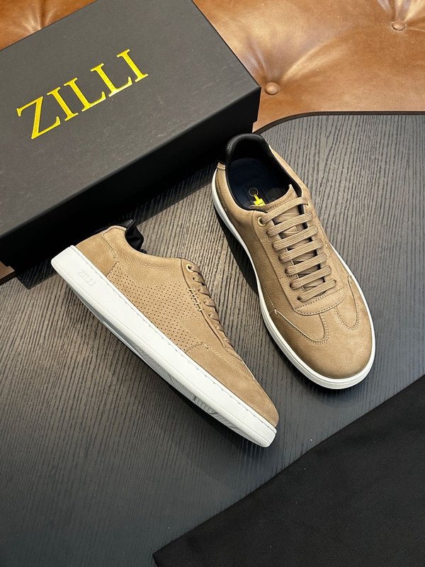 Zilli 이탈리아 남성 수제 가죽 신발 001-218761