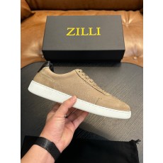 Zilli 이탈리아 남성 수제 가죽 신발 001-218761