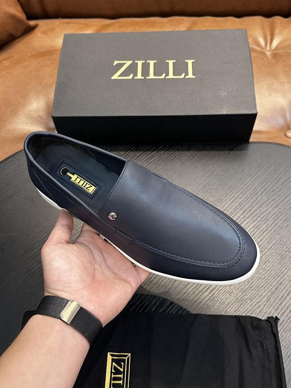 Zilli 이탈리아 남성 수제 송아지 가죽 구두 001-218762