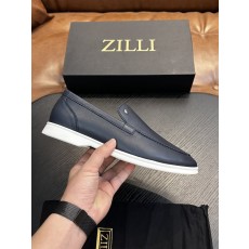 Zilli 이탈리아 남성 수제 송아지 가죽 구두 001-218762