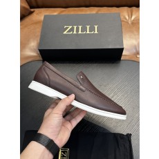 Zilli 이탈리아 남성 수제 송아지 가죽 구두 001-218763