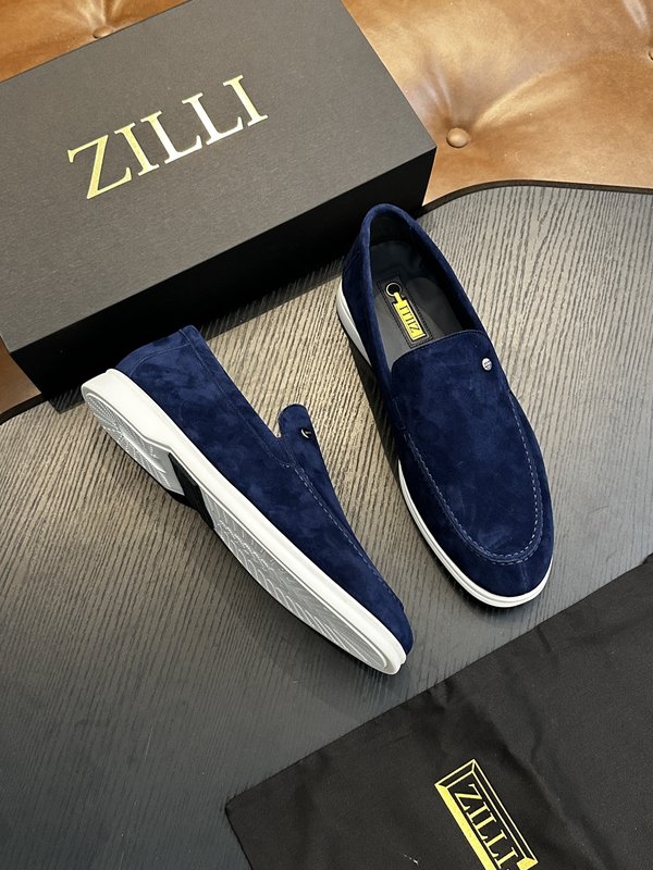 Zilli 이탈리아 남성 수제 송아지 가죽 구두 001-218765
