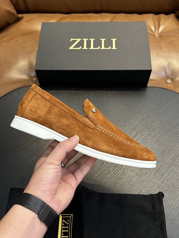 Zilli 이탈리아 남성 수제 송아지 가죽 구두 001-218767