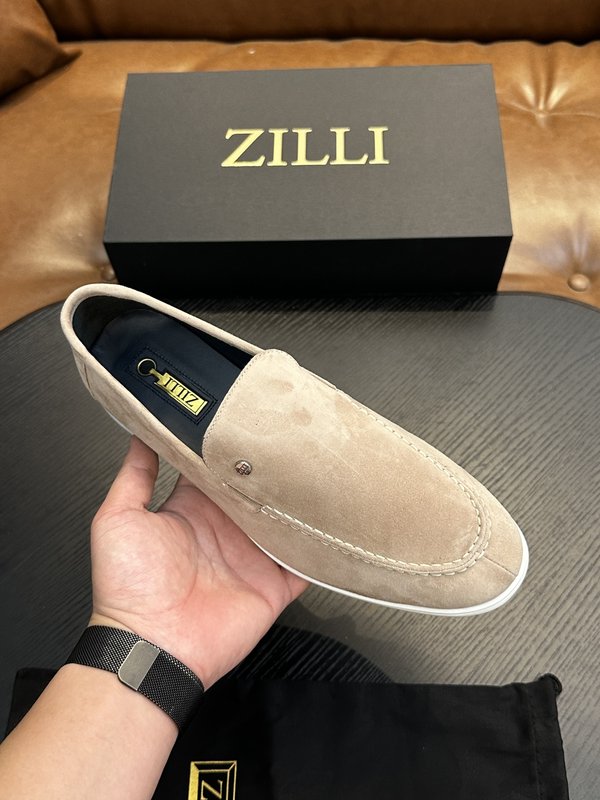 Zilli 이탈리아 남성 수제 송아지 가죽 구두 001-218768