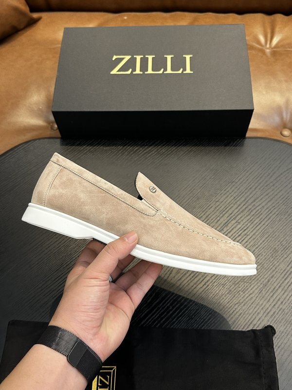 Zilli 이탈리아 남성 수제 송아지 가죽 구두 001-218768