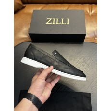 Zilli 이탈리아 남성 수제 송아지 가죽 구두 001-218769