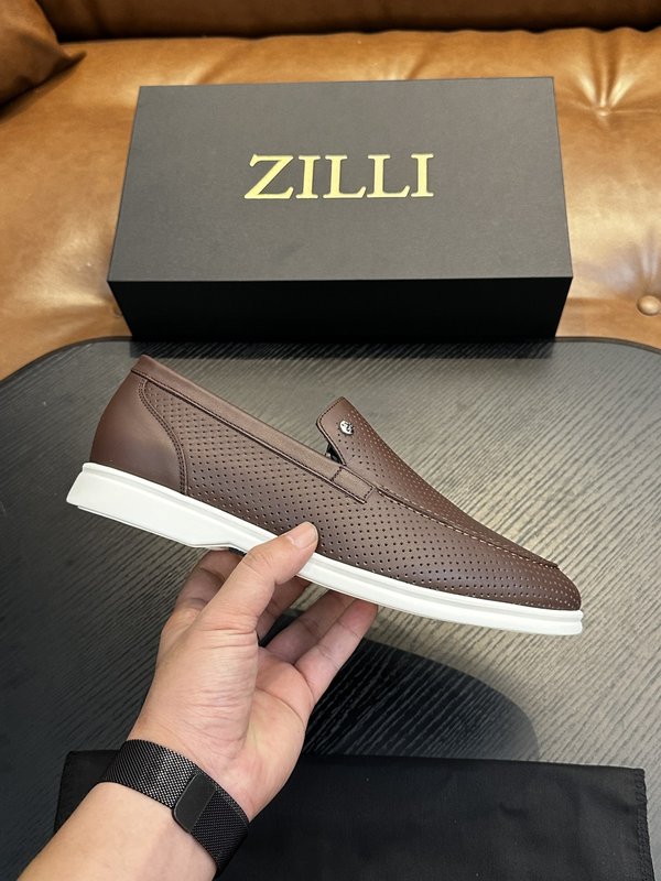 Zilli 이탈리아 남성 수제 송아지 가죽 구두 001-218771