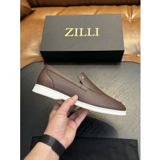 Zilli 이탈리아 남성 수제 송아지 가죽 구두 001-218771
