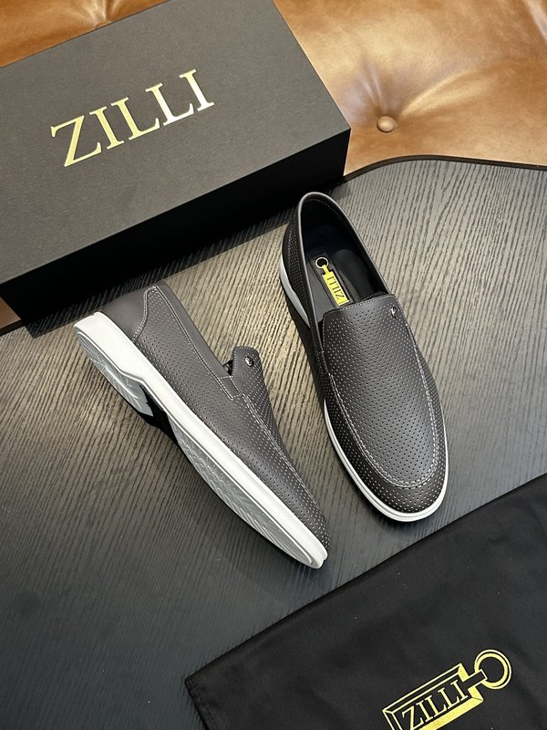 Zilli 이탈리아 남성 수제 가죽 구두 001-218773