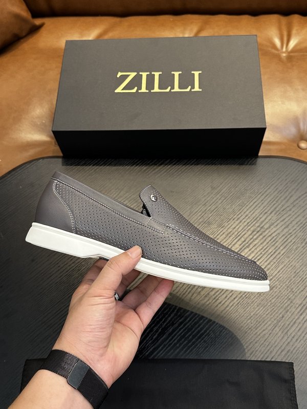 Zilli 이탈리아 남성 수제 가죽 구두 001-218773