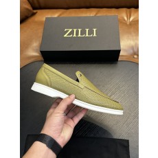 Zilli 이탈리아 남성 수제 송아지 가죽 로퍼 001-218774