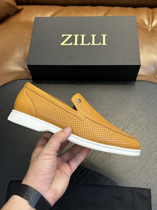 Zilli 이탈리아 남성 수제 송아지 가죽 구두 001-218775