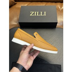 Zilli 이탈리아 남성 수제 송아지 가죽 구두 001-218775