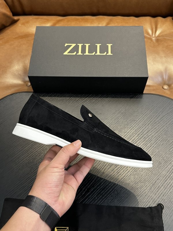 Zilli 이탈리아 남성 수제 송아지 가죽 구두 001-218780