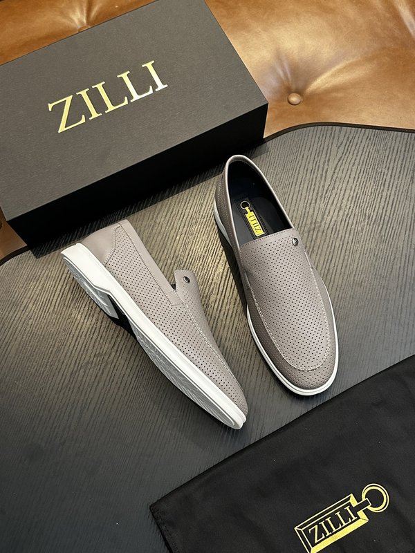 Zilli 이탈리아 남성 수제 송아지 가죽 슈즈 001-218784