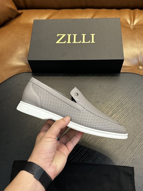 Zilli 이탈리아 남성 수제 송아지 가죽 슈즈 001-218784