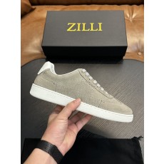 Zilli 이탈리아 남성 수제 송아지 가죽 캐주얼 슈즈 001-218789