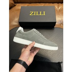 Zilli 이탈리아 수제 송아지 가죽 남성 캐주얼 슈즈 001-218791