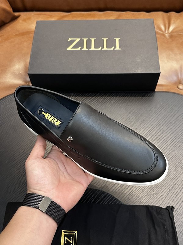 Zilli 이탈리아 수제 송아지 가죽 남성 구두 001-218792