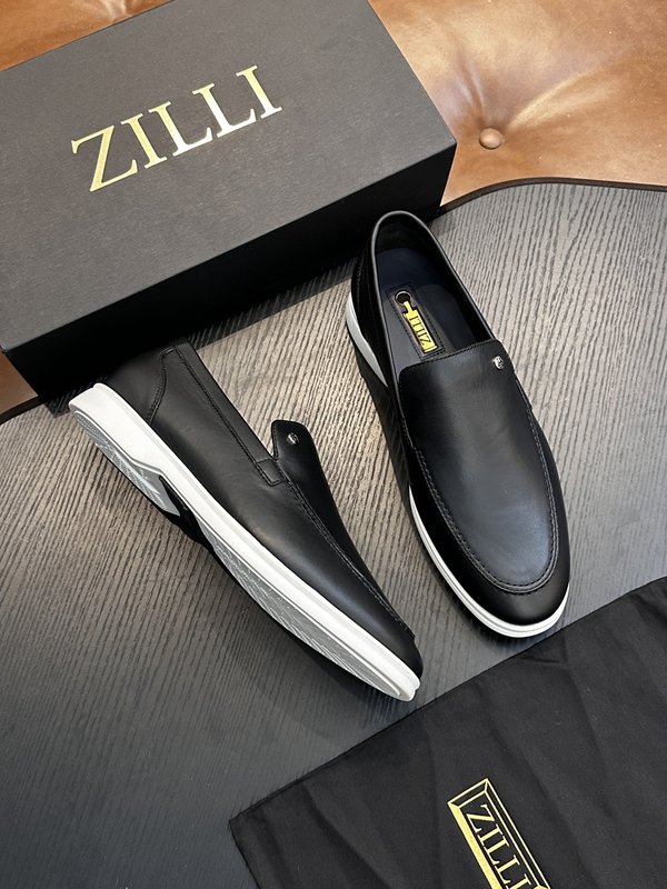 Zilli 이탈리아 수제 송아지 가죽 남성 구두 001-218792